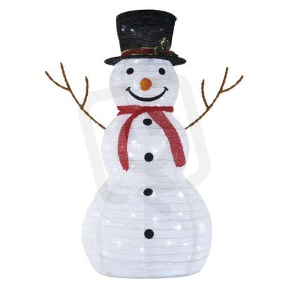 LED skládací sněhulák, 90 cm, venkovní i vnitřní, studená bílá EMOS DCFC29