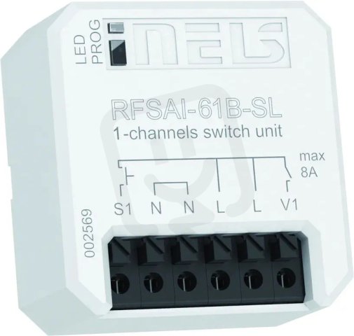 Spínací prvek se vstupy pro externí tlačítka RFSAI-61B-SL ELKO EP 8595188182041