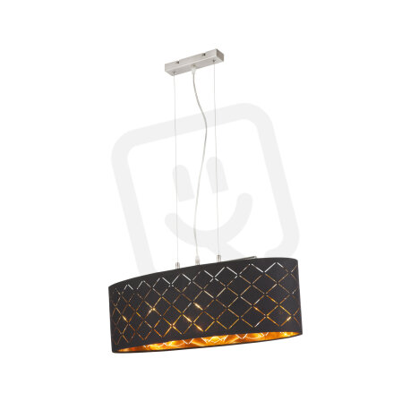 Závěsné svítidlo CLARKE nikl 3xE27, max. 60W 230V GLOBO 15229H2
