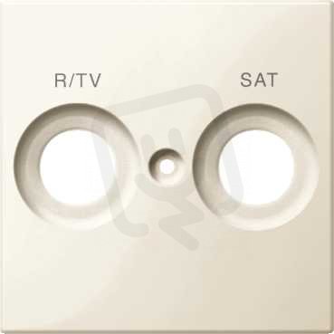 Merten Centrální deska R/TV+SAT anténní zásuvky White Cream SCHNEIDER MTN299844