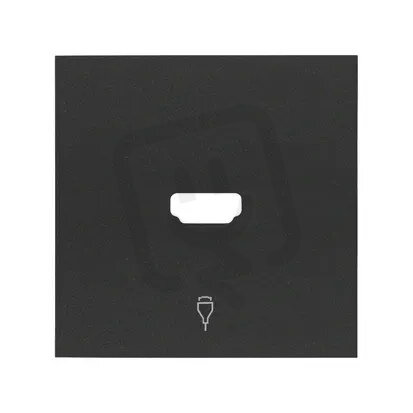 Kryt pro jednonásobnou HDMI zásuvku :3067 černá matná KONTAKT SIMON 10001094-238