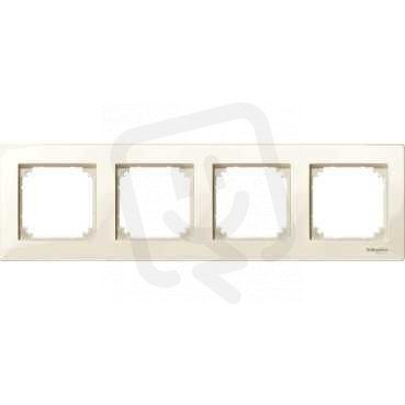 Merten Rámeček čtyřnásobný, M-Plan, White Cream SCHNEIDER MTN515444