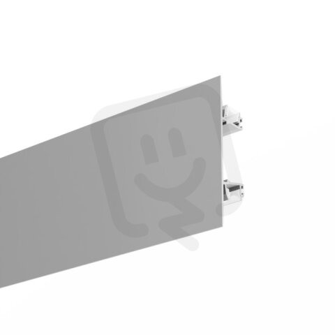 LED hliníkový profil KLUŚ PLAKIN-DUO neanodizovaný 3m /A04106N_3m/ A04106N_3