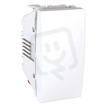 Unica Spínač jednopólový, řazení 1, 1 modul, Polar SCHNEIDER MGU3.101.18