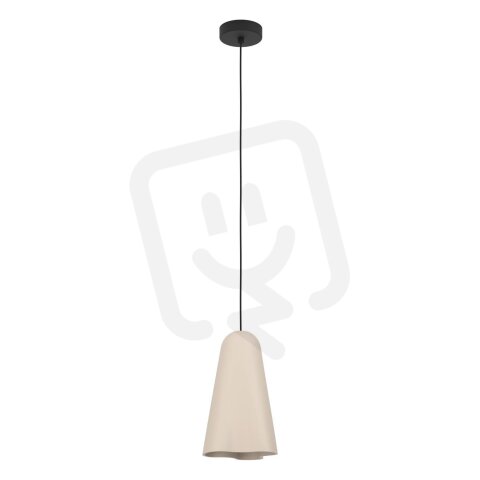 Závěsné svítidlo TOLLERIC E27 černá/písková 1X40W EGLO 390363