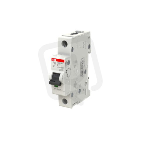 ABB S201MT-D2, jednofázový jistič,  2A, D, 10kA, určeno pro drážní aplikace