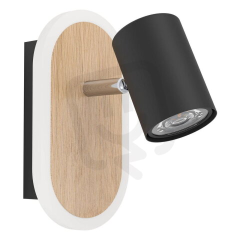 Bodové svítidlo RIMBOCCHI LED dřevo/černá 7W IP20 EGLO 901631