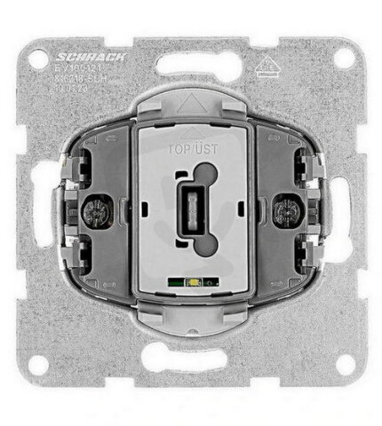 Přístroj přepínače střídavého č.6, signal. LED, bezšroub. SCHRACK EV100115--