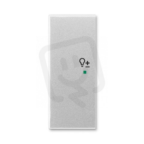 ABB Time Kryt 2násobný levý symbol stmívání titanová 6220E-A02104 08