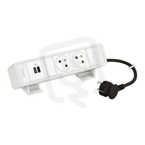 ONDESK 2X2PT USB C 45W PD BÍLÁ