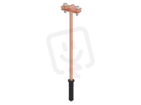 Držák vedení s hmoždinkou L250, drát 8/10mm, hmoždinka 60mm, Cu GROMTOR 311414