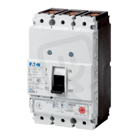 Jistič NZMS1-S40 3pól 70kA(415V) 40A bez tepel.spouště mag.spoušť pevná mont
