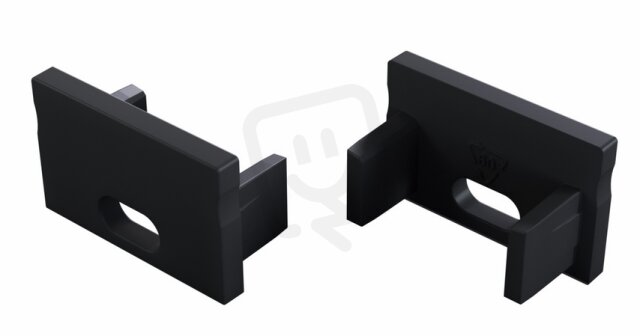Koncovka profilu EC-PROFIL FMN BLACK HO GREENLUX GXLP2501