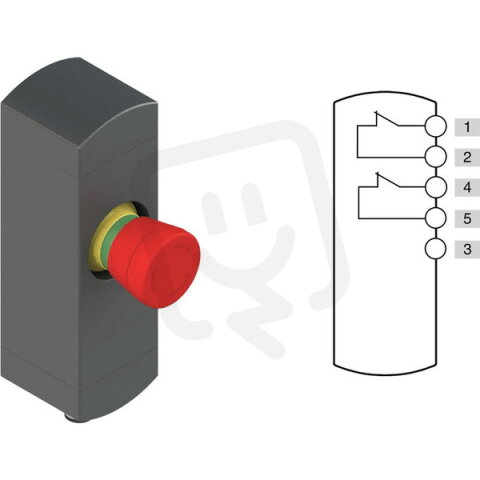 Ovládací jednotka BN 1 prvek (konfigurace A01) Konektor M12, 5 pólů, IP65