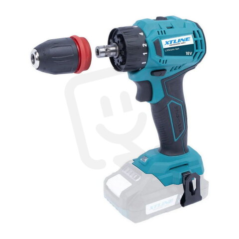Aku vrtačka 2v1 bezuhlíková 18 V, 45 Nm XTLINE XT102806