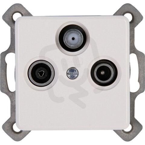 917113080 Antenna socket TV/RF/SAT singl