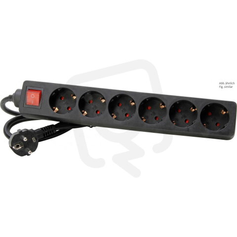 120915006 Multiple socket outlet 6-way,