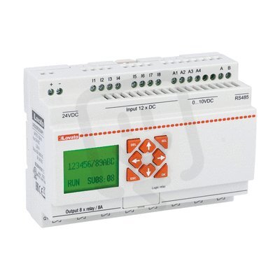 Lovato LRD20RD024P1 PLC 12vstupů 8 výstupů 24VDC s RS485