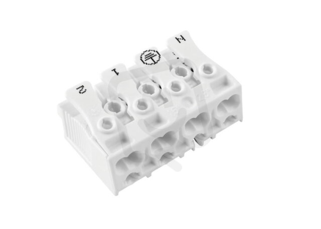Svorkovnice SLK 3/4 E-PIEC (N-E-1-2) pro svítidla PC bílá ELEMAN 1000415