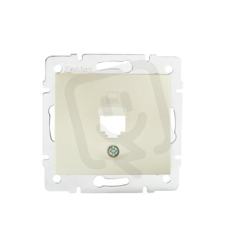 Adaptér datové zásuvky DOMO 1xRJ45 perlový 25924 Kanlux