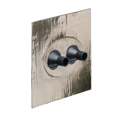 Těsnící manžeta ALU-Butyl 150x150x30mm pro 2ks vedení d15-22mm KAISER 9079-55