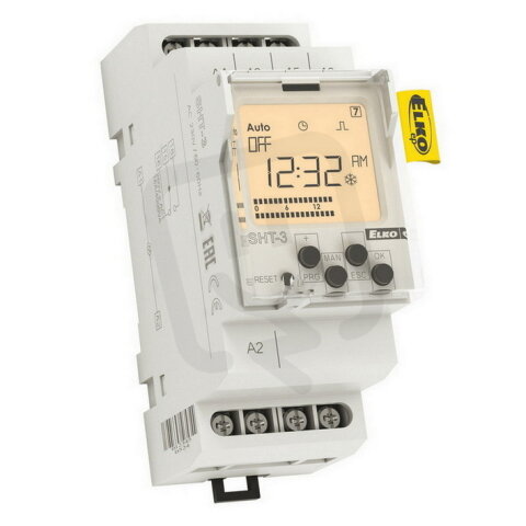 Spínací hodiny digitální, 1 kanál, 1x16A SHT-3/230V ELKO EP 8595188136761