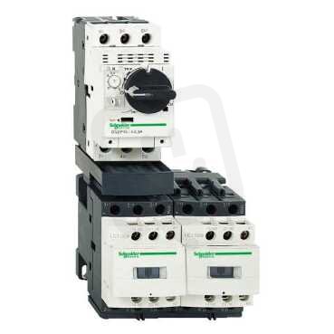 Schneider GV2DP214BL Kombinace mot.jističe GV2-P a reverz. Stykače D, 4kW/400V, 24V DC,sníž.přík.