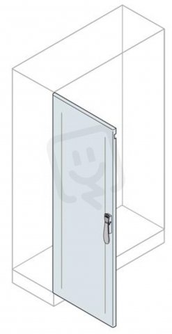 Dveře plné pro kabelový kontejner, 1800x