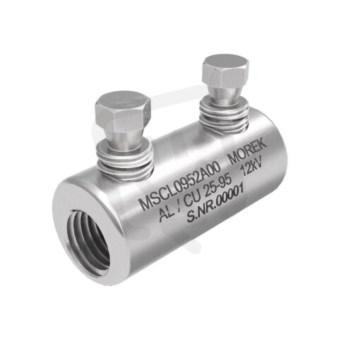 Kabelová spojka MSCL95 Al/Cu 25-95mm2, 2x Al šroub, 12 kV MOREK MSCL0952A00