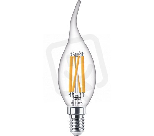 Svíčková LED žárovka Philips Classic DT 4.5-40W E14 CRI90 BA35 CL