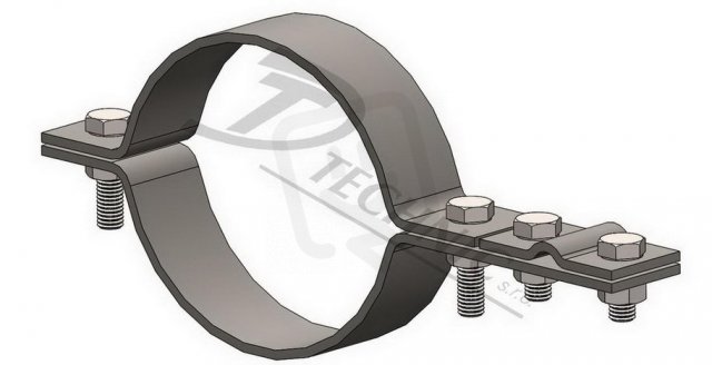 ST 50 Svorka na okapové potrubí - 50- 60 mm DT TECHNIC 103280