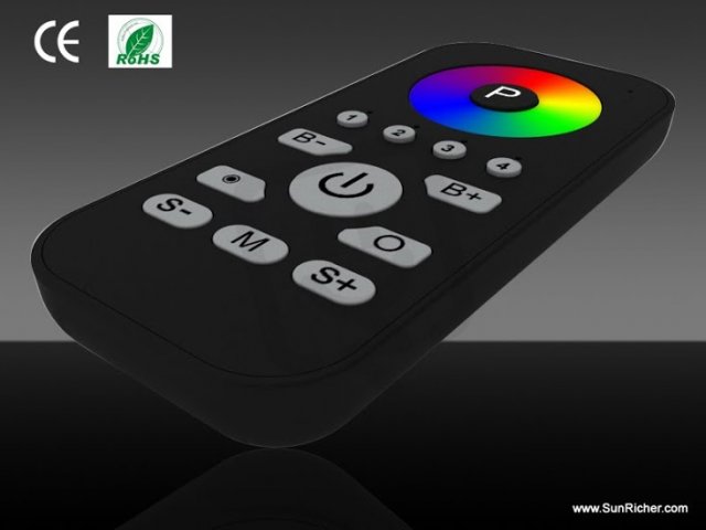 RF RGB Remote Controller 4 Zone (ovladač