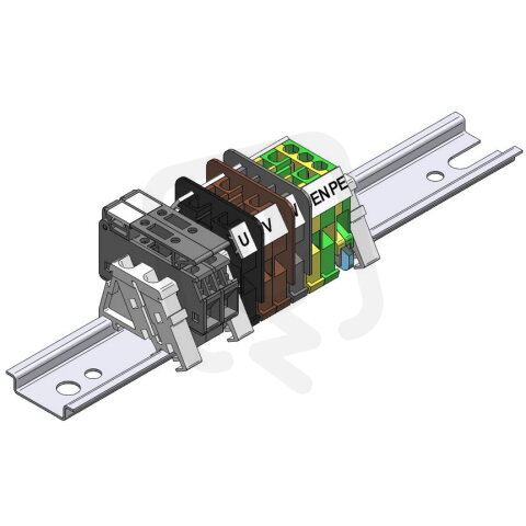 Stožárová výzbroj SV 6.6.4/2 (dva nosiče pojistek) ELEKTRO BEČOV H111415