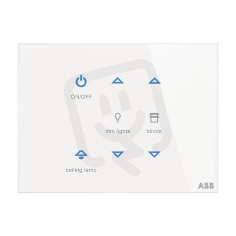 ABB KNX Tacteo prvek ovládací dotykový 6násobný 115x86 TB/U6.8.1-CG