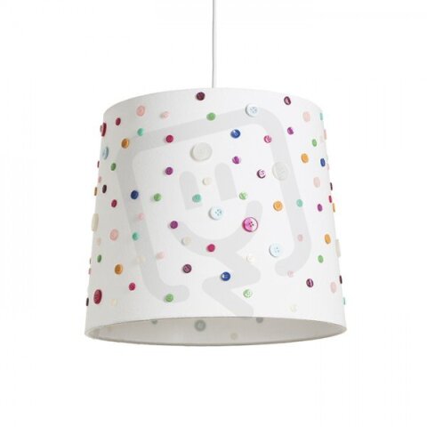 DELISA 35/30 stínidlo bílá knoflíky max. 28W RENDL R12389