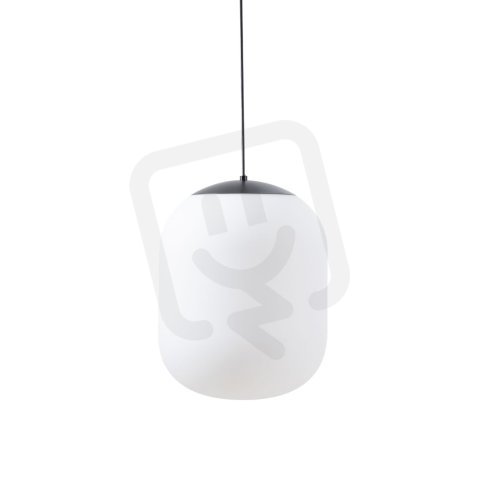 Závěsné svítidlo TANIA S1 HP 52W IP40 3K ON/OFF SKLO OPAL černá OSMONT TAN62382