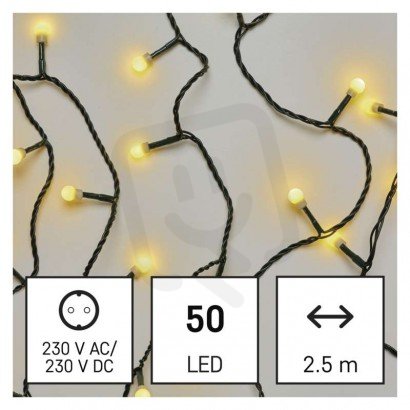 50LED XMAS CHERRY 2,5M IP20 WW