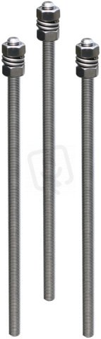 sada 3ks záv. tyčí se zákl.deskou a matk