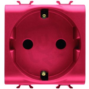 CHORUS Zásuvka DE, 2M 2pól.+E 16A, červená GEWISS GW10251F