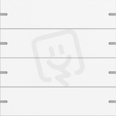 Kolébková sada 4n sním.čidlo 4 TS4 hliník čistě bílá m(lak.) GIRA 5024927