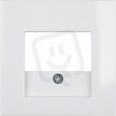 Centrální díl pro TAE zásuvku, USB a reproduktorovou zásuvku, S.1/B.x, bílá lesk