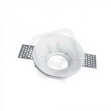 GU10 Fitting Round White,  VT-859RD