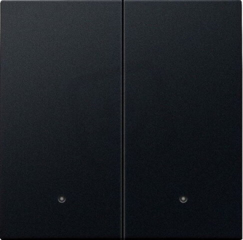 Smart Switch kolébka 2x1/2 + 2xLED-BLACK COATED NIKO 161-32004