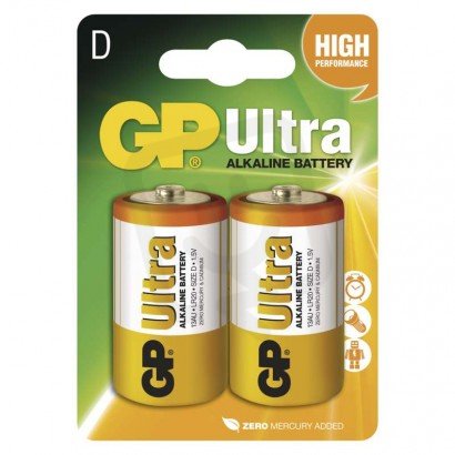 GP alkalická baterie ULTRA D (LR20)/1014412000/ B1941
