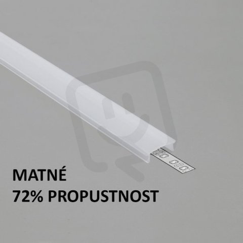FKU-PC13-KLIK-2M-OP Plexi C13 KLIK matné pro FKU42,52,63, 2m FK TECHNICS 4738548
