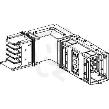 Schneider KSA1000DLC40 Koleno 1000 A horizontální