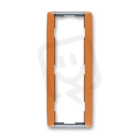 ELEMENT Trojrámeček svislý karamelová/led. šedá ABB 3901E-A00131 07