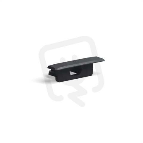 Záslepka s otvorem KLUŚ MICRO-NK-OTW pro AL profil, černá /24363/ C24346C07TW