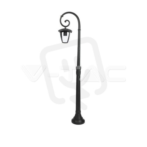 Pole Lamp 1XE27 1365mm IP44 Black,  VT-7