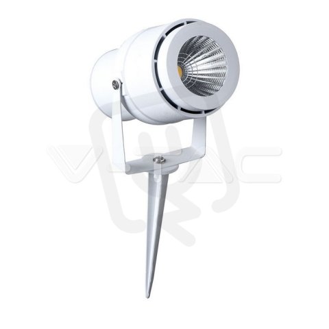12W LED Garden Spike Lamp White Body 300